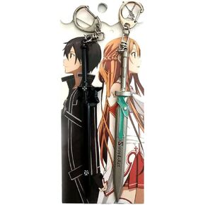 كسول برو بيرسبي أنروكس سبلاي شركة أنيمي السيف الفن على الانترنت كيريتو Asuna سلاح 2 قطعة المفاتيح in Kuwait