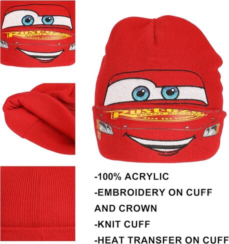 قبعة صغيرة من Bioworld Cars Lightning McQueen ذات وجه كبير in Saudi Arabia