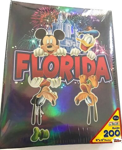 Disney Mickey Mouse Gang Florida Sweet Memories 200 Picture Photo Album 4x6 in Saudi Arabia