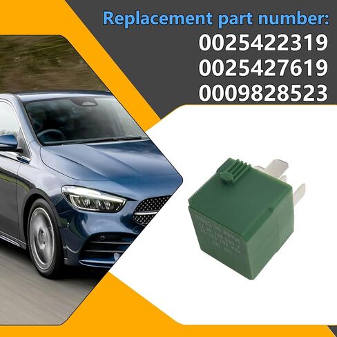 2PCS 5-Pin Multifunctional Control Relay, Compatible with Mercedes B200 E350 S600L ML400 GL450 G55 GLK CLS SLK SLS W204 W212 W221, Multifunctional Relay Replace 0025422319, 0025427619, 0009828523 in Saudi Arabia