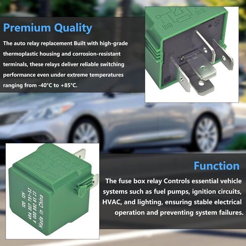 2PCS 5-Pin Multifunctional Control Relay, Compatible with Mercedes B200 E350 S600L ML400 GL450 G55 GLK CLS SLK SLS W204 W212 W221, Multifunctional Relay Replace 0025422319, 0025427619, 0009828523 in Saudi Arabia