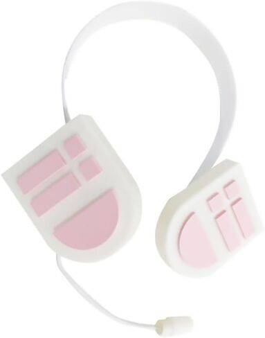 Music cosplay props headphones Hairpin headwear, 3 characters, Hairclip headphone, blue hair Future Costume Headwear Earphone (M Cherry blossom pink) in Saudi Arabia
