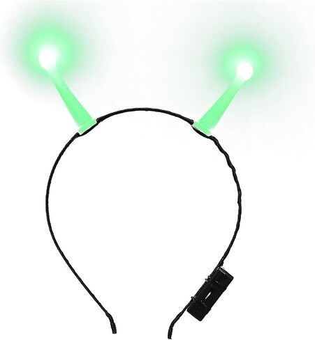 Light up Antenna Headband, Glowing Headband, Light-Up Antenna Hair Accessory Funny Headwear for Halloween Party, Cosplay Costume Decoration, 7.08 x 5.90 x 0.62 Inch in Saudi Arabia