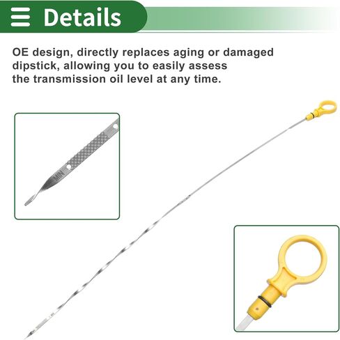 Oil Dipstick Oil Level Dip Stick No.1L3Z6750AA for Ford F-150 1998-2008 Includes Heritage Model/bodystyle – Precisely Engineered Fluid Level Gauge in Saudi Arabia