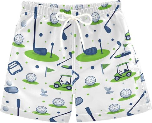 Red Sport Speed Car Boy's Swim Trunks Kids Toddler Swim Board Shorts Boy Beach Swimwear Swimsuit Bathing Suits M in Saudi Arabia
