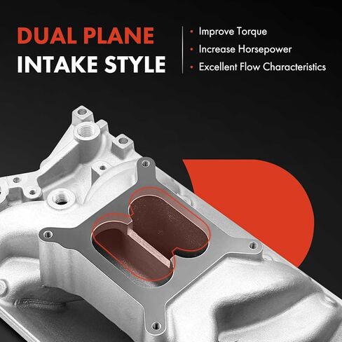 A-Premium Intake Manifold Compatible with Jeep Cherokee, CJ5, CJ6, CJ7, Commando, Grand Wagoneer, J10, J-100, J20, J-2500, J-2600, Wagoneer & AMC AMX, Ambassador, Concord, Gremlin, Hornet & Bricklin in Saudi Arabia