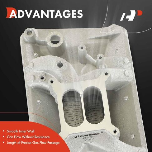A-Premium Intake Manifold Compatible with Jeep Cherokee, CJ5, CJ6, CJ7, Commando, Grand Wagoneer, J10, J-100, J20, J-2500, J-2600, Wagoneer & AMC AMX, Ambassador, Concord, Gremlin, Hornet & Bricklin in Saudi Arabia