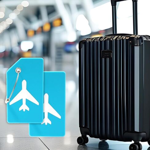 Generic 7Pcs Multicolor Silicone Luggage Tags for Backpacks, Suitcases, Bags and Baggage in Saudi Arabia