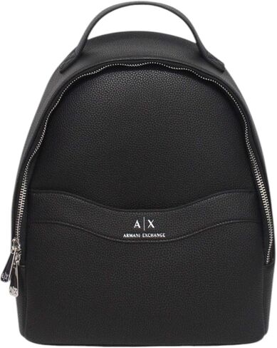 Armani Exchange Women's Wave Backpack, Black, One Size in Saudi Arabia