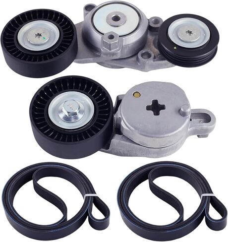 Belt Tensioner Pulley Tensioner Kit Compatible with Toyota Camry 2.5L 2010-2011, Replaces 1662036030,16601-0V010,4PK1240,3PK1200 in Saudi Arabia