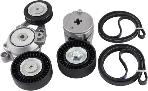 Belt Tensioner Pulley Tensioner Kit Compatible with Toyota Camry 2.5L 2010-2011, Replaces 1662036030,16601-0V010,4PK1240,3PK1200 in Saudi Arabia