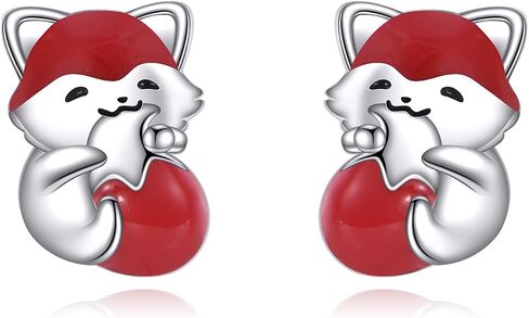 Duck Earrings S925 Sterling Silver Duck Yellow Opal Stud Earrings Cute Animal Duck Jewelry Gifts For Gifts Women in Saudi Arabia