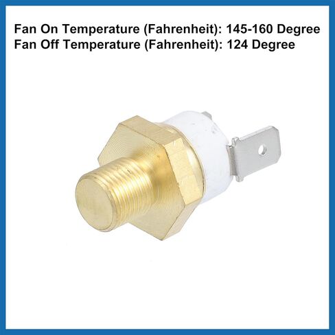 عالمي السيارات المبرد محرك تبريد مروحة درجة الحرارة الحرارية الاستشعار التبديل 1/8 '' NPT 145-160 درجة على 124 درجة قبالة استبدال العنصر in Saudi Arabia