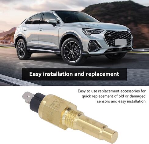 مستشعر درجة حرارة الماء للمحرك، M14 X 1.5، مولد حساس لدرجة حرارة الماء وزيت سبائك الألومنيوم 6 إلى 24 فولت VDO بديل لمرسل درجة الحرارة لملحقات المحرك in Saudi Arabia
