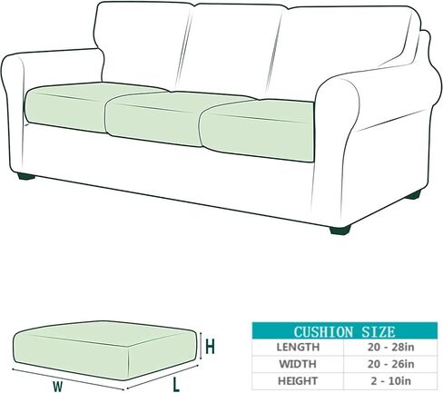 غطاء وسادة أريكة من جلد البولي يوريثان مقاوم للماء من HOOBUY، قطعة واحدة من أغطية الأريكة القابلة للتمدد في الهواء الطلق، واقي الأثاث مع مرونة مناسبة للكرسي ذو الذراعين، المقعد المحبوب، 3 و4 مقاعد (1، النبيذ) in Kuwait