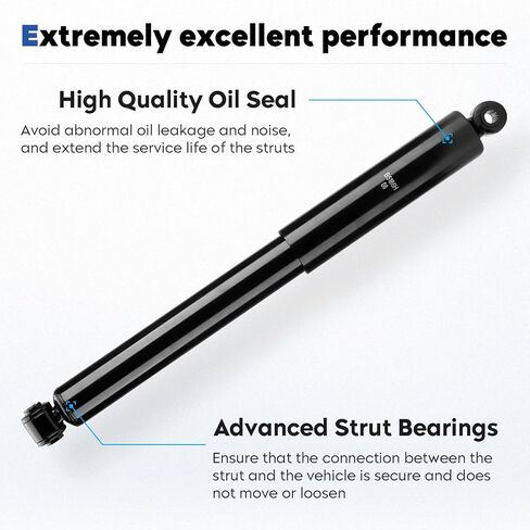 Rear Struts Fit for 2010-2017 GMC Terrain, 2005-2017 for Chevy Equinox, 2012-2013 for Captiva Sport, 06-09 for Pontiac Torrent, 08-10 for Saturn Vue, 07-09 for Suzuki Xl-7, Replace for 345055 in Saudi Arabia