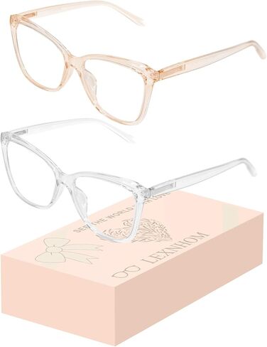 Blue Light Blocking Glasses Women, Cat Eye Blue Light Glasses for Computer Gaming UV Protection & Anti Eyestrain Gift in Saudi Arabia