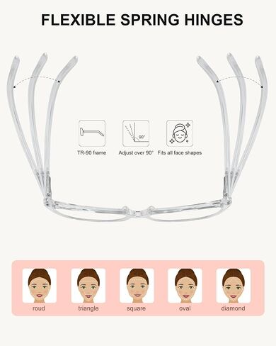Blue Light Blocking Glasses Women, Cat Eye Blue Light Glasses for Computer Gaming UV Protection & Anti Eyestrain Gift in Saudi Arabia