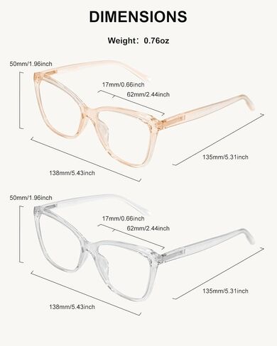 Blue Light Blocking Glasses Women, Cat Eye Blue Light Glasses for Computer Gaming UV Protection & Anti Eyestrain Gift in Saudi Arabia