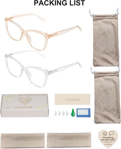 Blue Light Blocking Glasses Women, Cat Eye Blue Light Glasses for Computer Gaming UV Protection & Anti Eyestrain Gift in Saudi Arabia