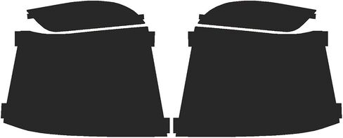 Precut Vinyl Tint Cover for 2006-2008 Dodge Charger Taillights (20% Dark Smoke) in Saudi Arabia