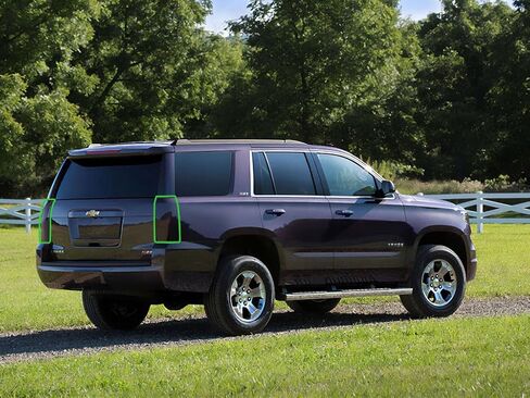 Rvinyl Tail Light Pre Cut Film Tint Cover Kit in Smoke Compatible with Chevrolet Tahoe 2015-2020 - Adhesive Backs in Saudi Arabia