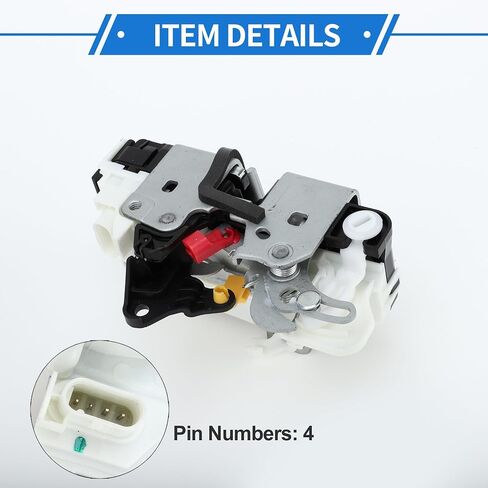 Power Door Lock Actuator Motor for Ram 1500 2011-2018 for Ram 2500 2011-2019 Rear Right Passenger Side Door Latch Actuator Assembly in Saudi Arabia