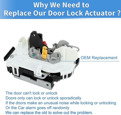 Power Door Lock Actuator Motor for Ram 1500 2011-2018 for Ram 2500 2011-2019 Rear Right Passenger Side Door Latch Actuator Assembly in Saudi Arabia