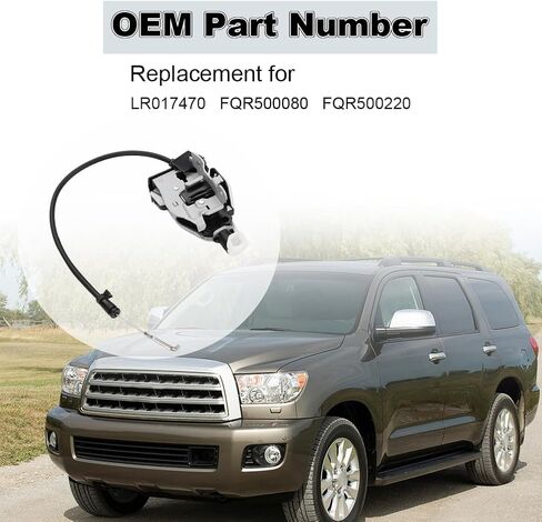 Rear Tailgate Hatch Door Latch Lock Actuator Compatible with Land Rover LR3 2005-2009 Land Rover LR4 2010-2016 Hatch Trunk Door Latch Lock Actuator Replacement for LR017470 FQR500080 FQR500220 in Saudi Arabia