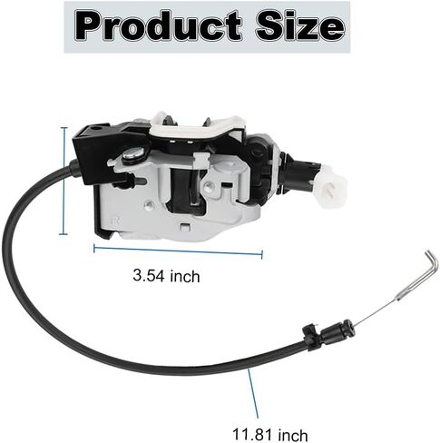 Rear Tailgate Hatch Door Latch Lock Actuator Compatible with Land Rover LR3 2005-2009 Land Rover LR4 2010-2016 Hatch Trunk Door Latch Lock Actuator Replacement for LR017470 FQR500080 FQR500220 in Saudi Arabia