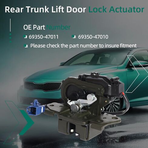 Rear Trunk Lift Gate Door Lock Actuator for Toyota Prius 1.5L 1497CC 91Cu 2004-2009,Back Tailgate Hatch Lock Door Latch Motor Assembly,69350-47011,6935047010,6935047011,69350-47010 in Saudi Arabia