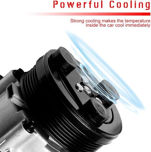 cciyu AC Compressor 1992-1996 for Ford Escort 1.9L 1997-2002 for Ford Escort 2.0L 1992-1996 for Mercury Tracer 1.9L 1997-1999 for Mercury Tracer 2.0L Air Conditioning Compressor with Clutch in Saudi Arabia