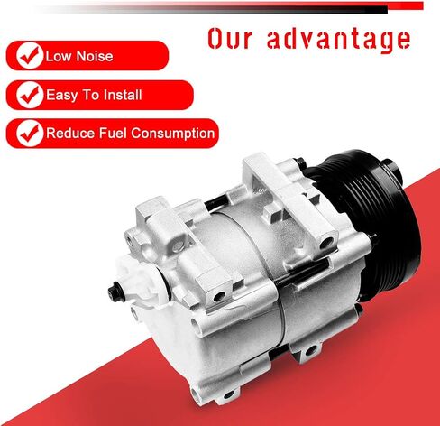 cciyu AC Compressor 1992-1996 for Ford Escort 1.9L 1997-2002 for Ford Escort 2.0L 1992-1996 for Mercury Tracer 1.9L 1997-1999 for Mercury Tracer 2.0L Air Conditioning Compressor with Clutch in Saudi Arabia