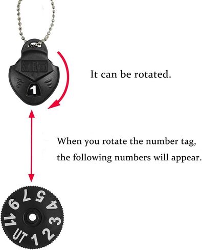 Scott Edward Scottish Style Golf Club Cover with a Pom Pom Set of 3 Fits Well Driver(460cc) Fairway Wood and Hybrid(UT) with Rotating Club Number Tags for Male/Female Golfers (Blue White Black) in Kuwait