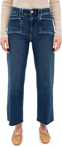 PAIGE Women's Anessa with Set in Pockets + Raw Hem Jeans in Saudi Arabia