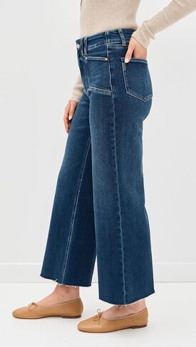 PAIGE Women's Anessa with Set in Pockets + Raw Hem Jeans in Saudi Arabia