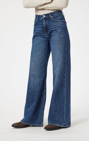 Mavi Women's Florida Mid Rise Wide Leg Jeans in Saudi Arabia