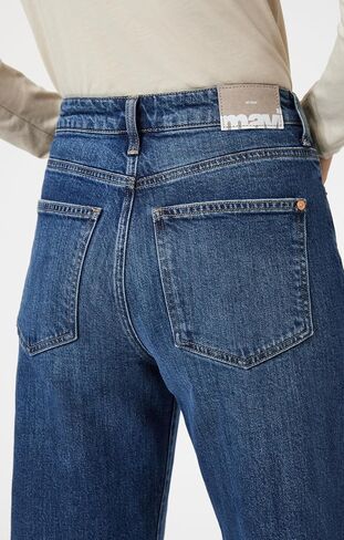 Mavi Women's Florida Mid Rise Wide Leg Jeans in Saudi Arabia