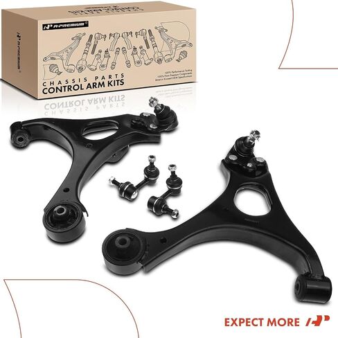A-Premium Set of 4, Front Lower Control Arm, Sway Bar Link, Compatible with Honda Civic 2006-2011 & Acura CSX 2006-2011 in Saudi Arabia