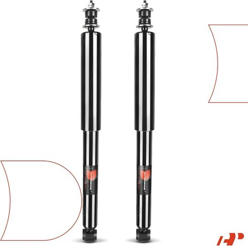 A-Premium Rear Pair (2) Gas Shock Strut Absorbers Compatible with Chevrolet Camaro Ford Pontiac Buick Lincoln Mercury Oldsmobile AMC Datsun, Driver and Passenger Side in Saudi Arabia