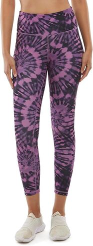 Danskin Ladies' Super Soft 7/8 Legging, (Small, Navy Wash Prınt) in Kuwait