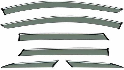 Car Windshield Rain Guards for BYD Plus ATTO 3 2022-2024, Front Rear Window Wind Deflectors Visors Waterproof Deflector Windows Exterior Accessories in Saudi Arabia