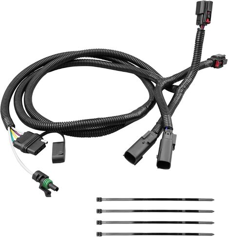 Reverse Tailgate Light Bar Adapter Fit for Chevy Silverado GMC Sierra 1500 2500 3500 HD 2019-2023, 4 Pin Quick Connect Harness for LED Tailgate Light Bar in Saudi Arabia