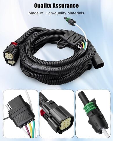 Reverse Tailgate Light Bar Adapter Fit for Chevy Silverado GMC Sierra 1500 2500 3500 HD 2019-2023, 4 Pin Quick Connect Harness for LED Tailgate Light Bar in Saudi Arabia