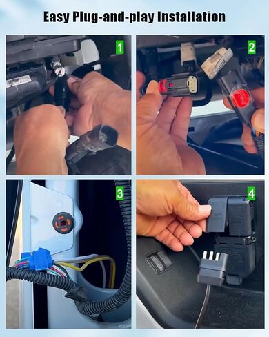 Reverse Tailgate Light Bar Adapter Fit for Chevy Silverado GMC Sierra 1500 2500 3500 HD 2019-2023, 4 Pin Quick Connect Harness for LED Tailgate Light Bar in Saudi Arabia