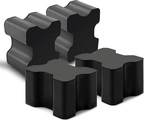4PCS Coil Spring Spacer Kit, Suspension Lift Kit, Coil Spacers for 1" to 1.5" Coil Spring Lift, Universal Heavy Duty Rubber Front Coil Spring Booster Kit Car Accessories for Most Cars in Saudi Arabia