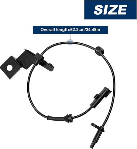 Front Left ABS Wheel Speed Sensor, Compatible with Fd Fusion L4 2014-2019 1.5L Sedan, 2013-2014 1.6L Sedan, Linc0ln 2013-2015 MKZ L4 2.0L Sedan etc, Replace OE# DG9Z2C205A, DG9Z2C205B in Saudi Arabia