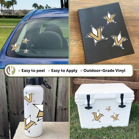 Desert Cactus Vanderbilt University Commodores VU Sticker Vinyl Decals Laptop Water Bottle Car Scrapbook T3 (Type 3-1) in Saudi Arabia