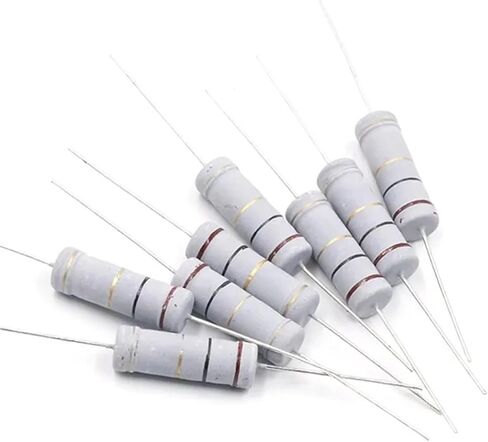 10pcs 5W Metal oxide film Resistor 5% 1R ~ 10M 100R 220R 330R 1K 2.2K 3.3K 4.7K 10K 22K 47K 100K 1M 100 220 330 ohm Carbon Film(30R) in Saudi Arabia