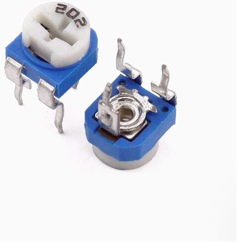 500pcs Trimmer Potentiometer RM065 RM-065 500K ohm 504 500K Trimmer Resistors Variable adjustable Resistor(10K Ohm) in Saudi Arabia